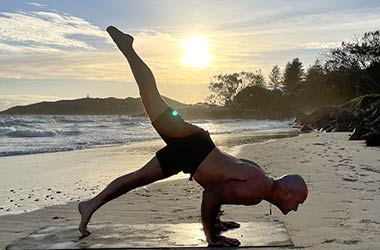 Yogi Cam on the beach